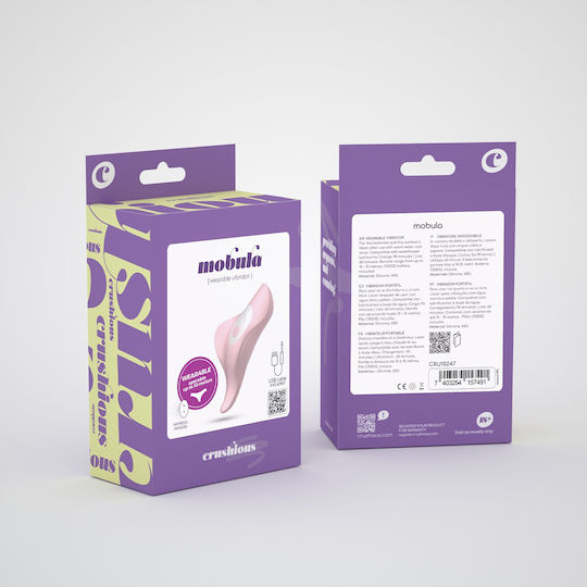 Crushious Vibrator für Paare mit Fernbedienung Rosa