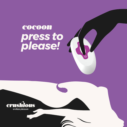 Crushious Vibrator Ei mit Fernbedienung Lila
