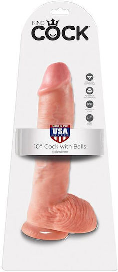 King Cock Ρεαλιστικός Δονητής Flesh