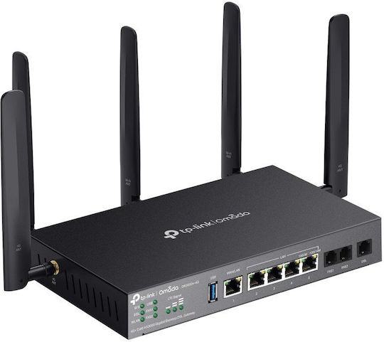 Router Tp-link Omada Dr3650v-4g Wireless Gigabit Ethernet Dual-band 2.4 Ghz/5 Ghz Black