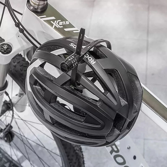 Bicycle Helmet Lock Combination Lock 0.5m Black