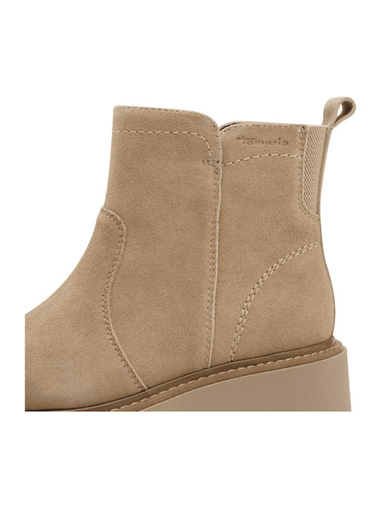 Leather Women's Ankle Boots Brown