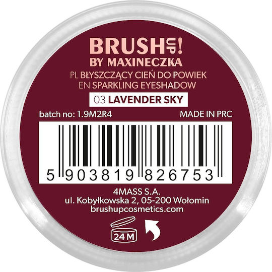 Claresa Brush Up By Maxineczka Σκιά Ματιών σε Στερεή Μορφή Lavender Sky 3gr