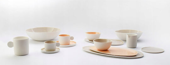 Plate Shallow Oval Orange 26.5x14cm