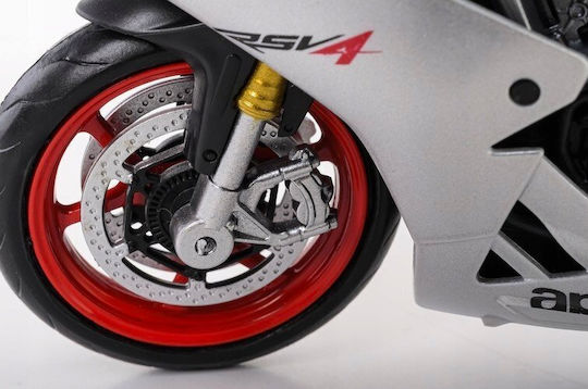 Daffi Model Rmz Hobby Scale 1:12 Aprilia RSV4 Silver H-134 81345