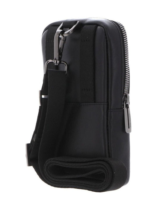 Leather Men's Bag Shoulder / Crossbody Black