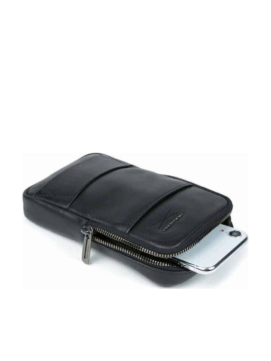Leather Men's Bag Shoulder / Crossbody Black