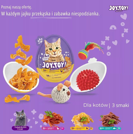 Joy&toy Snack Surprise Cats 2in1 Toy+Treat 20g Tuna 18