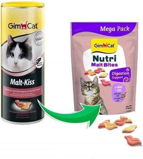 Gimcat Nutri Malt Bites Hairball Katzenleckerlis 425g 12