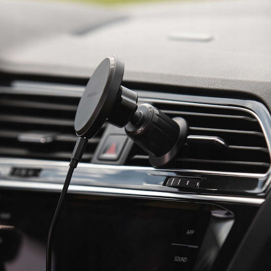 Car Mobile Mount Spacecase Wm11b Air Vent Wireless Magnetic Charging Magsafe 15w Black 5905719119690 5905719119690