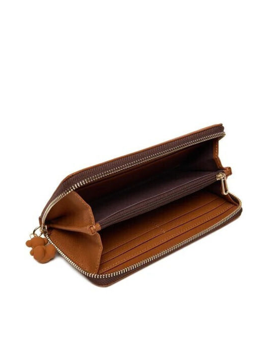 Billetera M Large Women's Wallet Classic Brown
