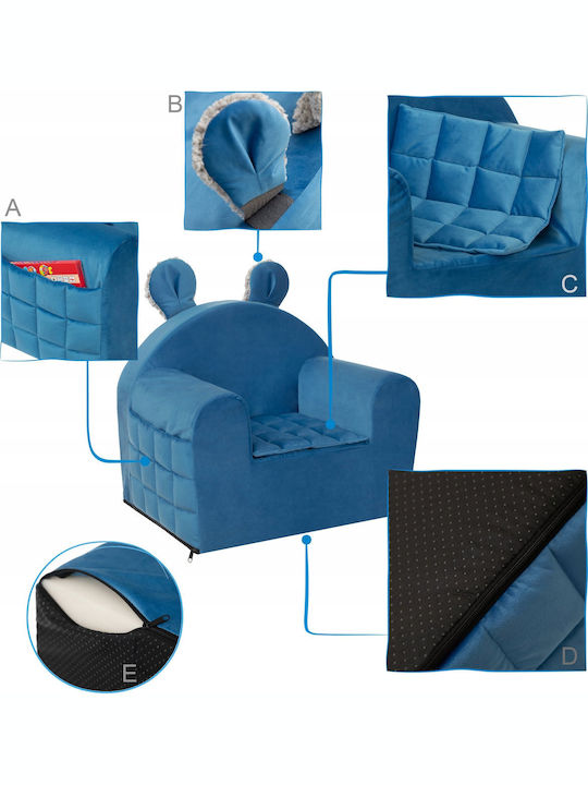 Sofa Dog Bed Blue
