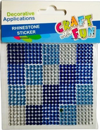 Craft Fun Διακοσμητικο Διακρυσταλλο Sprzyl 10x10 Cf Μπλε 12/1
