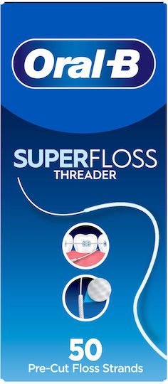 Oral-B Super Floss Dental Floss 50m 50 Pieces