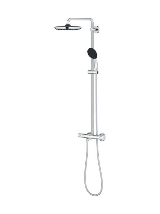 Grohe Στήλη Ντουζ χωρίς Μπαταρία Ασημί