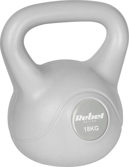 Rebel Active Kettlebell Bituminos Gri 18 Kg