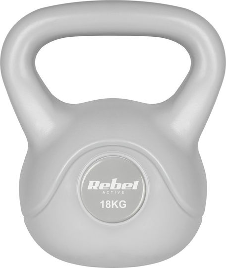 Rebel Active Kettlebell Bituminos Gri 18 Kg