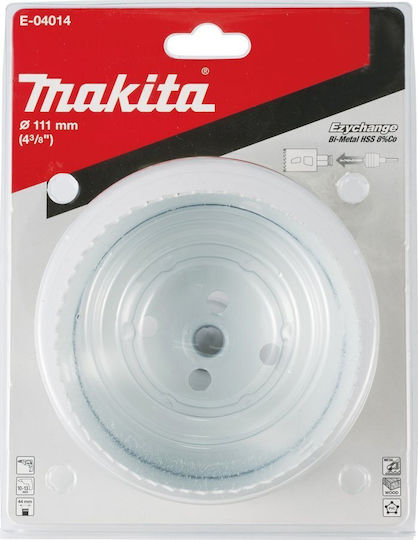 Makita Ποτηροπρίονο Ξηρής Κοπής με Διάμετρο 111mm για Ξύλο, Μέταλλο και Πλαστικό
