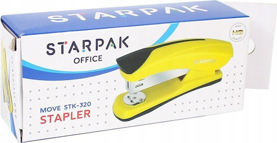 Starpak Stapler Zszywacz 20k 24/6 26/6 Yellow Stk-320 Box 12/96