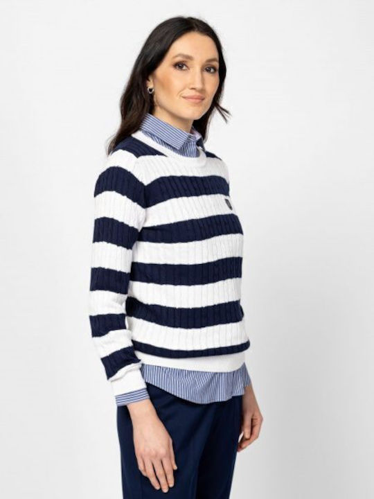 Women's Sweater Cotton Navy