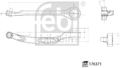 Wheel Suspension Arm Febi Bilstein 176371