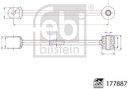Arm Wheel Suspension Febi Bilstein 177887