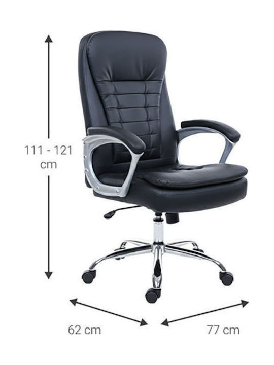 Polihome Celadon Executive Office Chair with Arms Mauro