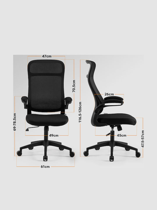 Scaun de Birou Negru SENSE7