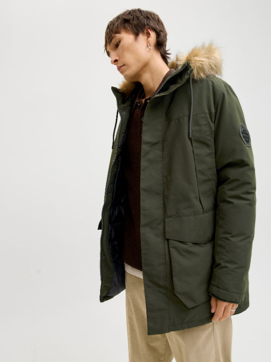 Winter Jacket Parka Khaki