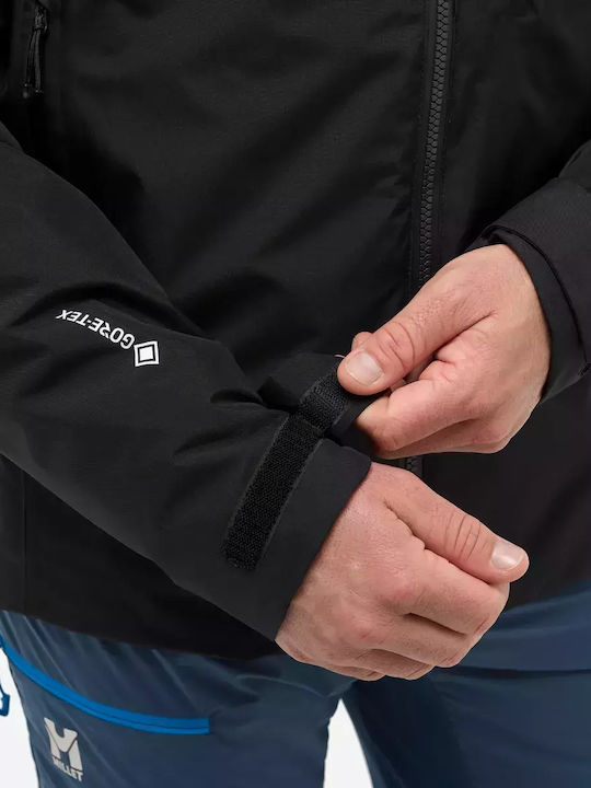 Winter Jacke Hardshell Wasserdicht und Winddicht Black