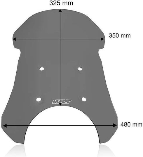 Parbriz Wrs Vizieră Colorată Închisă Royal Enfield Touring