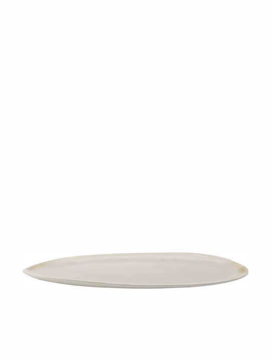 Teller Untiefe Oval Beige 26.5x14cm