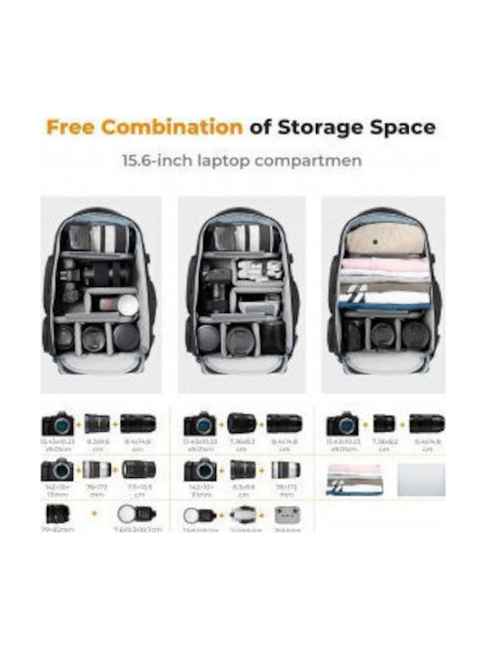 K&F Concept Backpack 25lt Γκρι