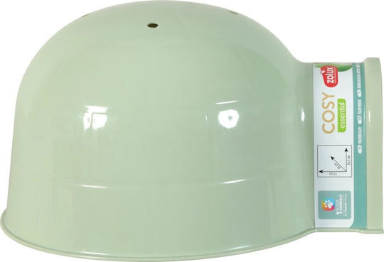Zolux Cosy Large Green Plastic Igloo House for Rodents