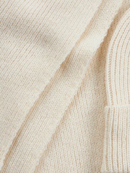 Women's Knitted Scarf White