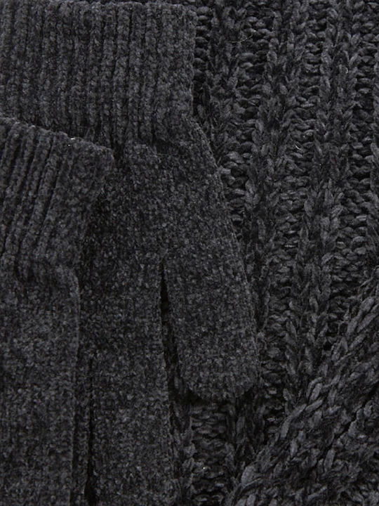 Women's Knitted Scarf Black