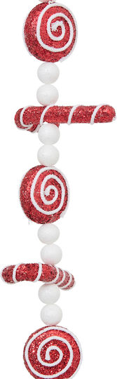 Christmas Garland White 180x5cm 1pc