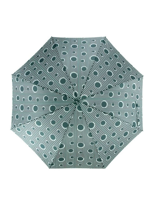 Rain Αυτόματη Ομπρέλα Βροχής με Μπαστούνι Πράσινη