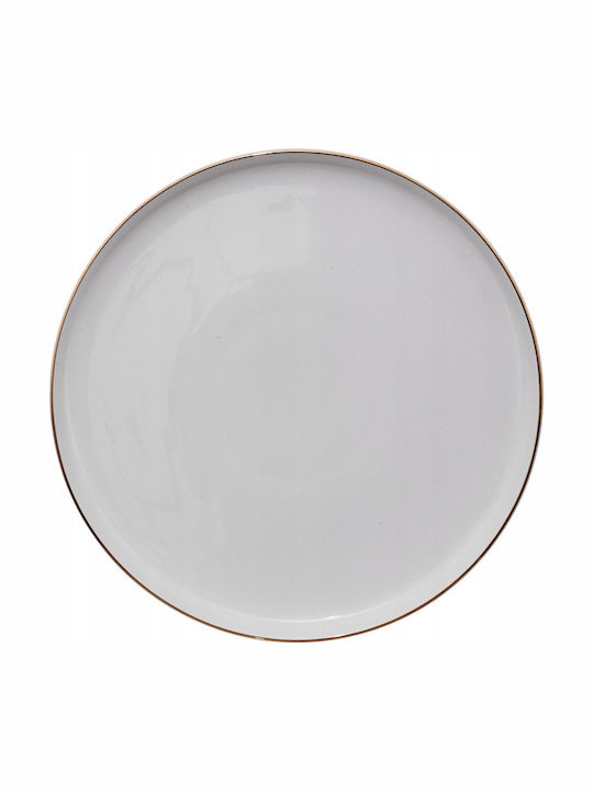 Secret de Gourmet Plate Shallow made of Porcelain White with Diameter 27cm 6pcs