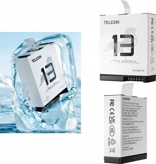 Baterie Telesin 1950mAh Stamina GoPro Hero 13 Hero13 Black Jh-gp13 S0-btr-04-tgp