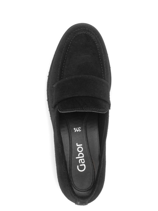 Mocasini dama în culoarea Negru