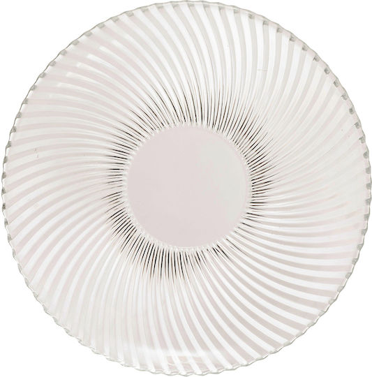 Farfurie Deșert Sticlă Transparent cu Diametru 20.5cm Farfurie Deșert Sticlă Transparent cu Diametru 20.5cm
