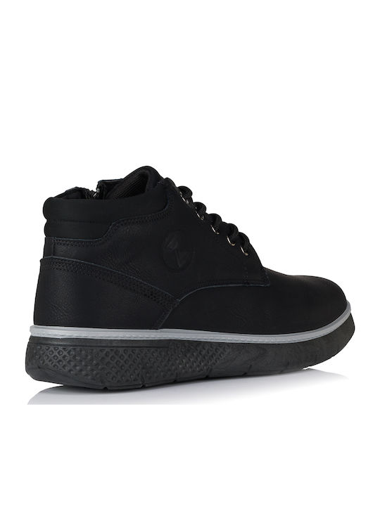 Leather Men's Black Boots