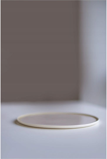 Verlo Teller Untiefe Beige mit Durchmesser 28cm