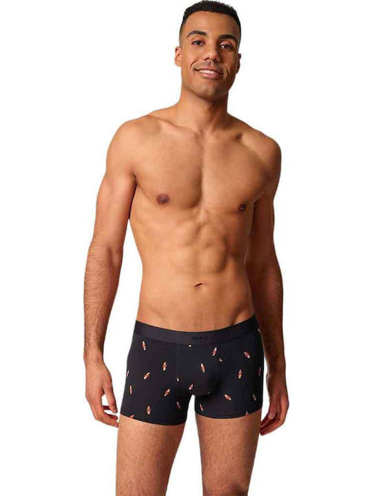 Ανδρικά Μποξεράκια Μαύρο 2Pack