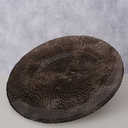Boltze Πιάτο Ρηχό Γυάλινο Διάφανο με Διάμετρο 32cm