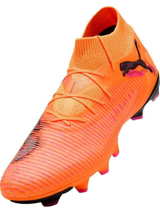 PUMA Future 8 Pro FG/AG Fußballschuhe mit Stollen Orange