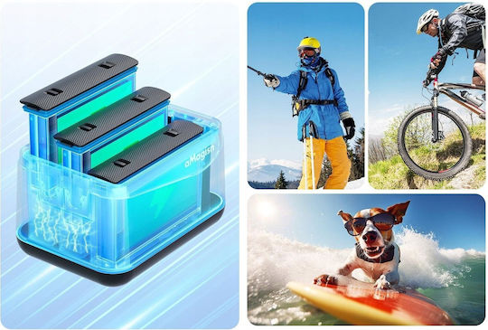 Usb Charger 3x Battery Insta360 X5 Insta360 X5 Amagisn Tbd06060566 Pf12