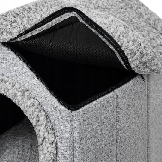 Doggy Dolly R2 Kennel Dog House Fabric Indoor Gray