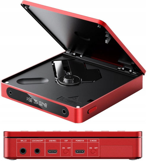 Fiio Dm13 Bt Roter Tragbarer CD-Spieler Bluetooth